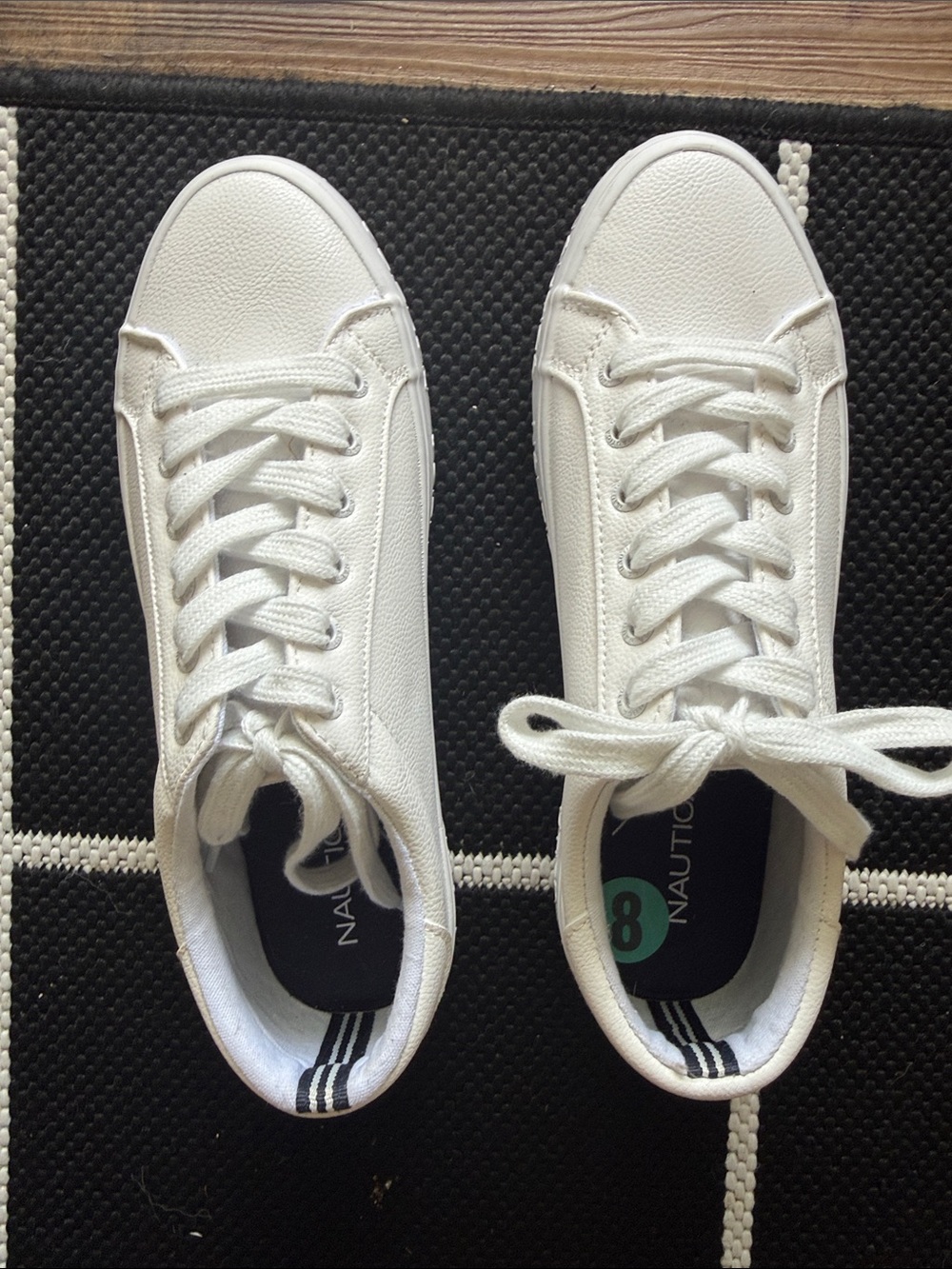 Nautica  (NWOT)all white sneakers